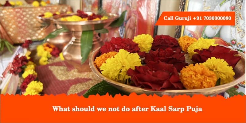 What should we not do after Kaal Sarp Puja – Remedies after Kaal Sarp Puja